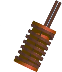 I.D. Multi Turn coil with Fluxtrol 25