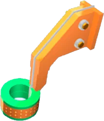 I.D. Single Turn coil with Fluxtrol A