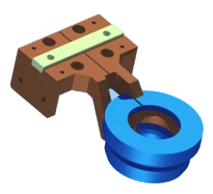 Fluxtrol 100 shown on an induction coil