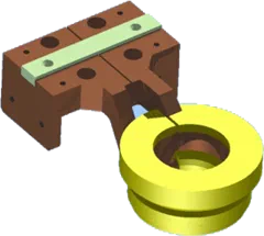 2 Turn O.D. coil with Fluxtrol 50