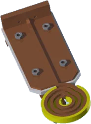 Pancake coil with Fluxtrol 50