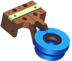 2 Turn O.D. coil with Fluxtrol 100