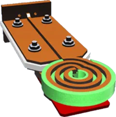 Pancake coil with Fluxtrol A