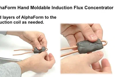 AlphaForm Moldable Induction Flux Concentrators
