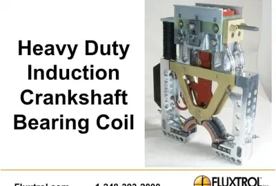 Heavy Duty Induction Crankshaft Bearing Coil