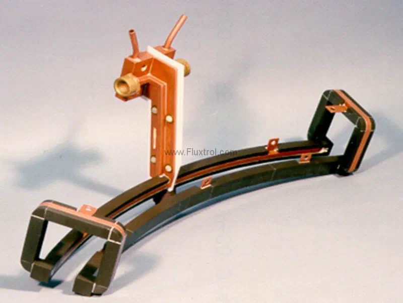 Induction channel coil for local heating