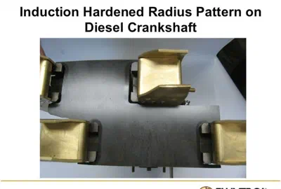 Induction Hardened Diesel Crankshaft
