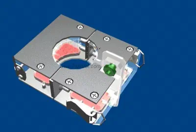 Modeled Crankshaft Coil Assembly