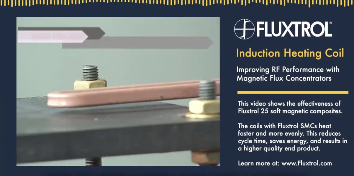 Video Demonstration: See the Difference on 5 Inductor Geometries with and without Fluxtrol 25